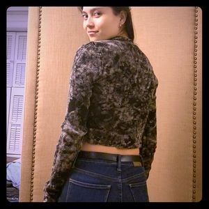 Cotton citizen waffles crop top